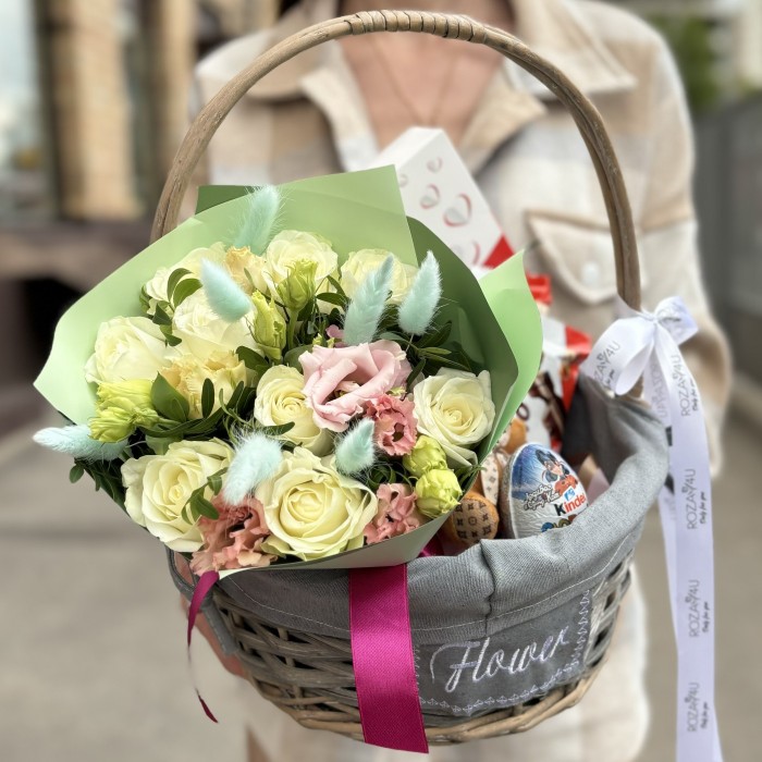 Детский набор в корзине Радость