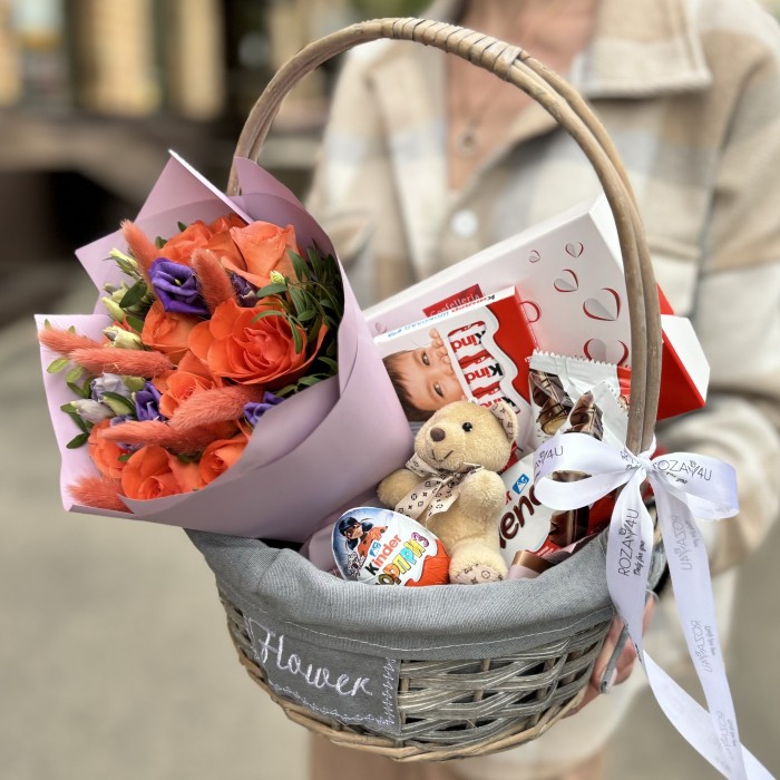 Детский набор в корзине Волшебное Детство