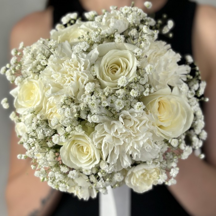 Дублер свадебного букета невесты Белая классика