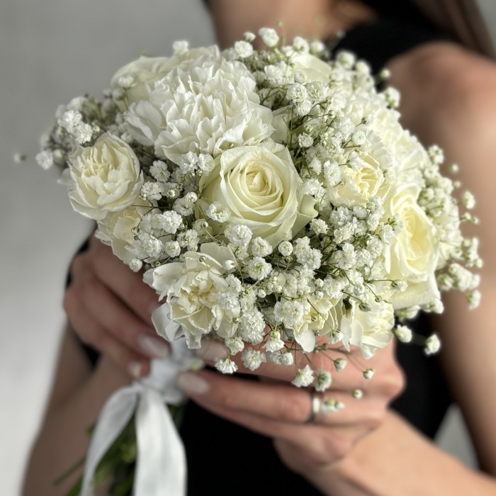 Дублер свадебного букета невесты Белая классика