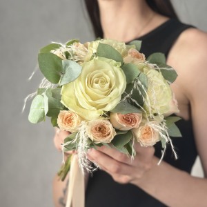 Дублер свадебного букета с пионовидными розами