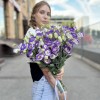 Эустома бело фиолетовая