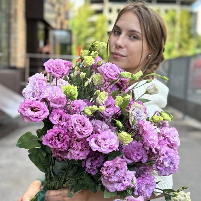 Эустома махровая лавандовая