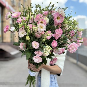 Эустома махровая розовая