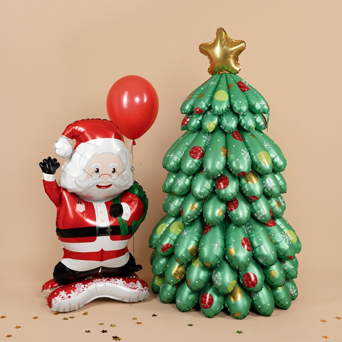 Фигура на подставке Дед Мороз с подаркам