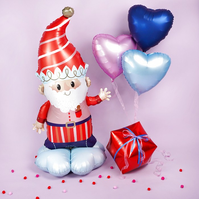 Шар Фигура на подставке Новогодний гном