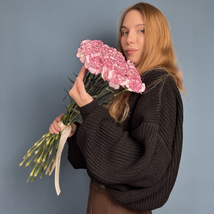 Гвоздика бело-розовая