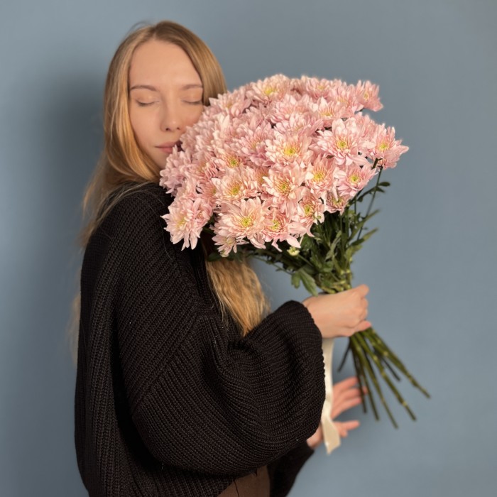 Хризантема кустовая Светло-Розовая