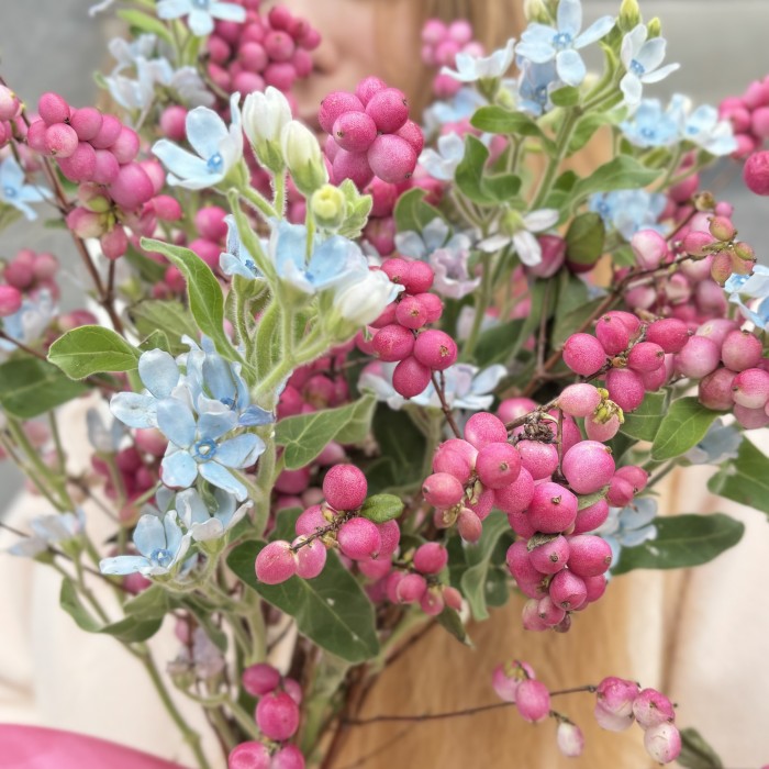 Интерьерный букет Розовый жемчуг