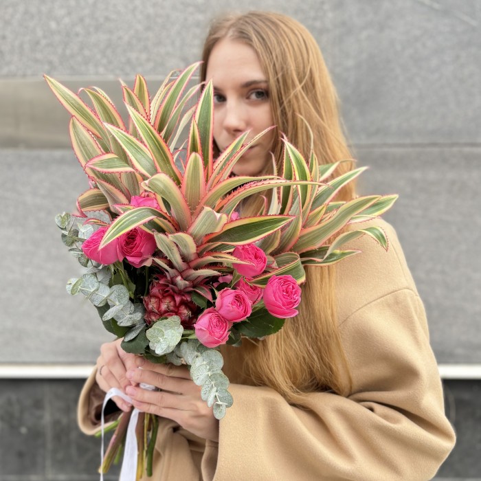 Интерьерный букет Яркие тропики