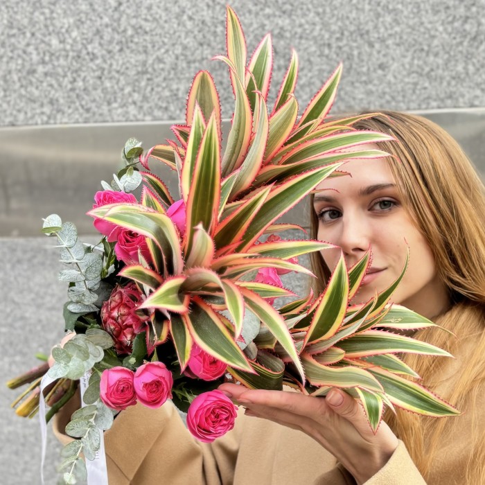 Интерьерный букет Яркие тропики