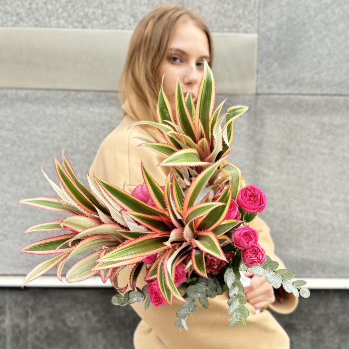 Интерьерный букет Яркие тропики