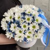 Композиция из хризантем Зайка