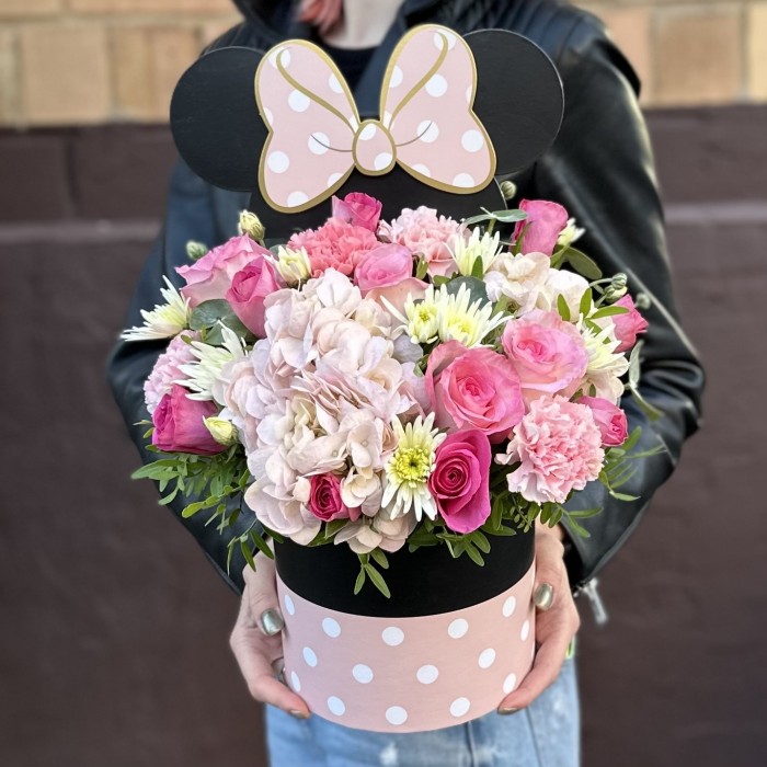 Композиция в коробке Микки Маус