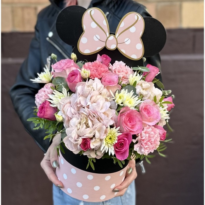 Композиция в коробке Микки Маус