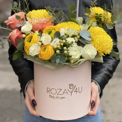 Композиция в коробке Райский Сад