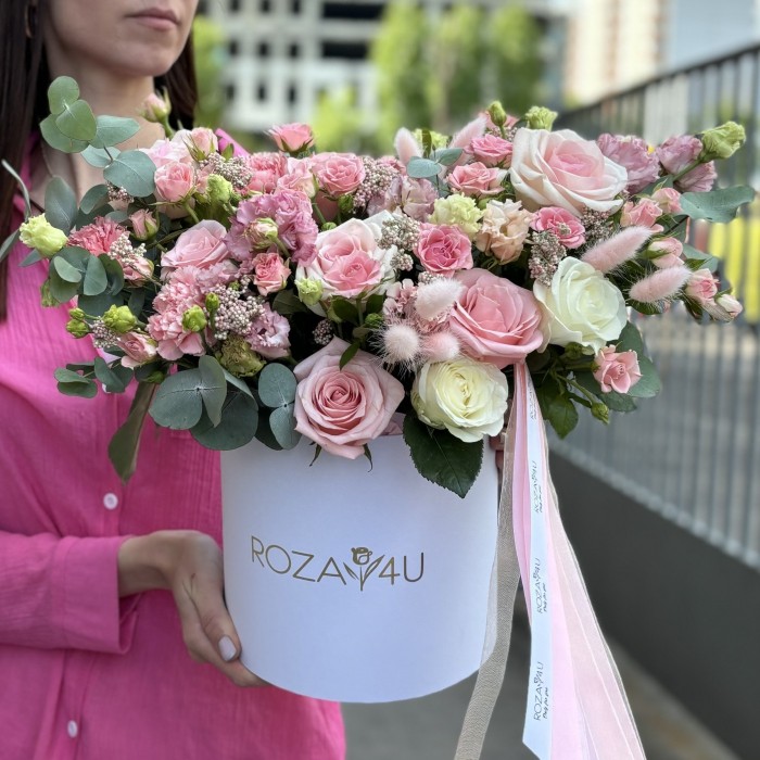 Авторская композиция в коробке Серенада