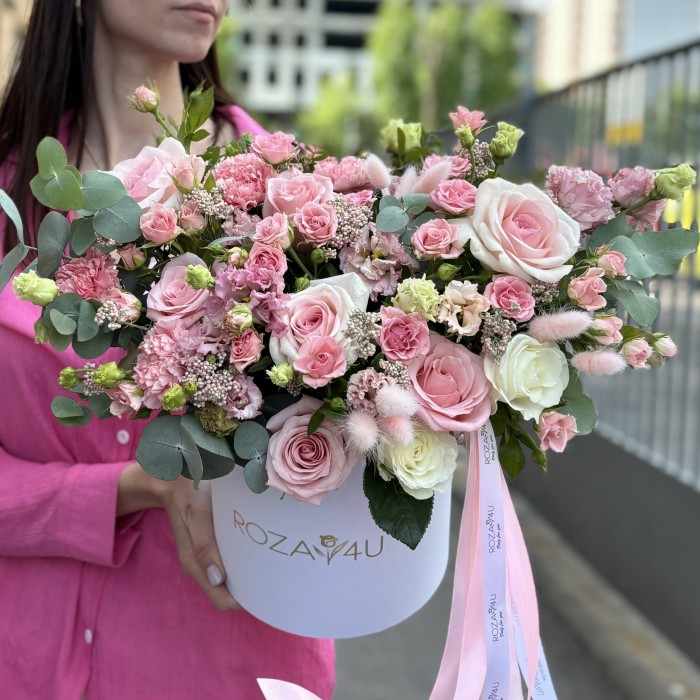 Авторская композиция в коробке Серенада