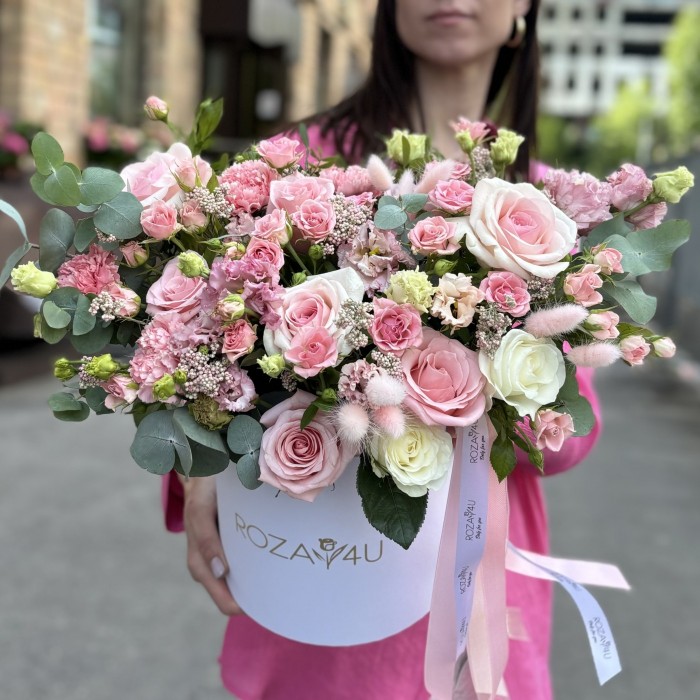 Авторская композиция в коробке Серенада