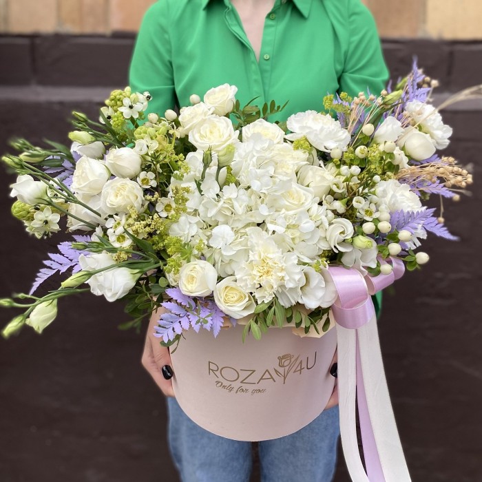 Композиция в коробке Стильный сюрприз