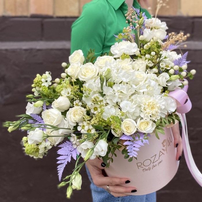 Композиция в коробке Стильный сюрприз