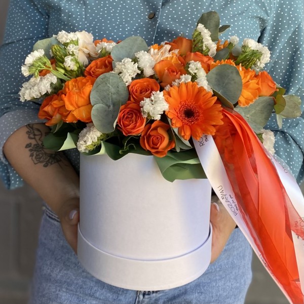 Композиция в коробке Яркая Эмоция