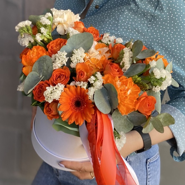 Композиция в коробке Яркая Эмоция