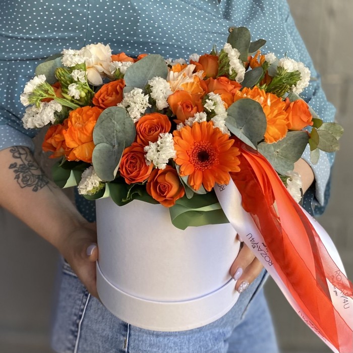 Композиция в коробке Яркая Эмоция