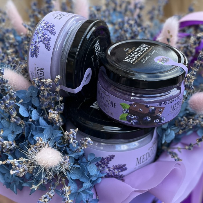 Коробка Единорог с гортензией и медом