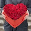 Коробка Сердце с красными розами Для Тебя