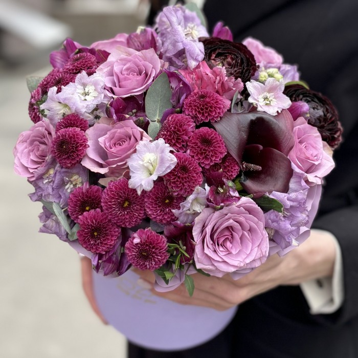 Коробка сиреневый MIX