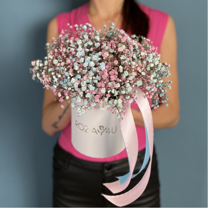 Коробочка нежных гипсофил на Гендер Пати