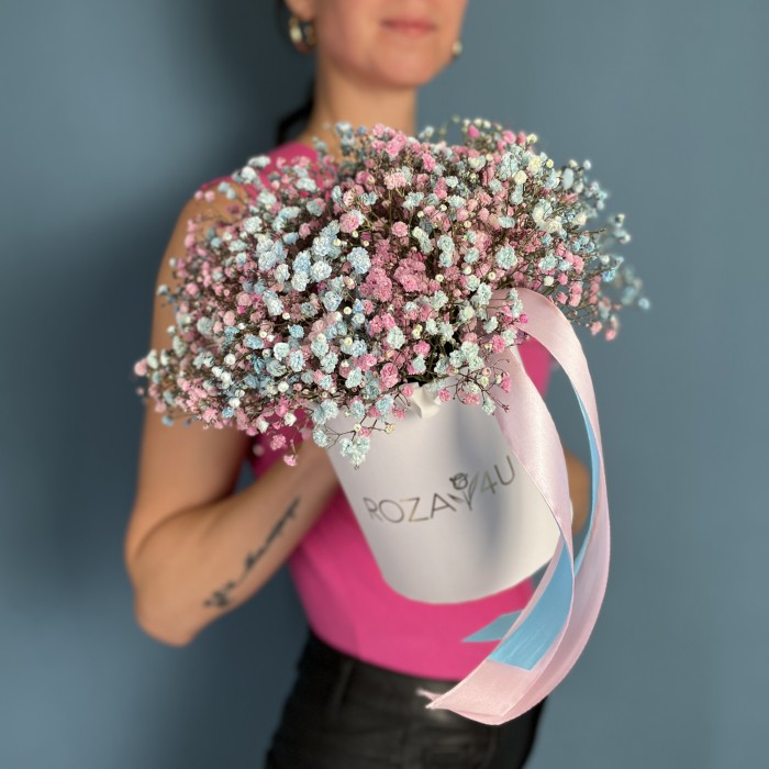 Коробочка нежных гипсофил на Гендер Пати