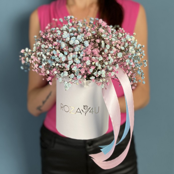 Коробочка нежных гипсофил на Гендер Пати