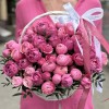 Корзина с кустовыми розами Яркое Воспоминание