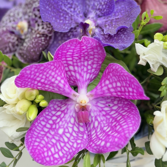 Корзина с орхидеями Лето на Гавайях