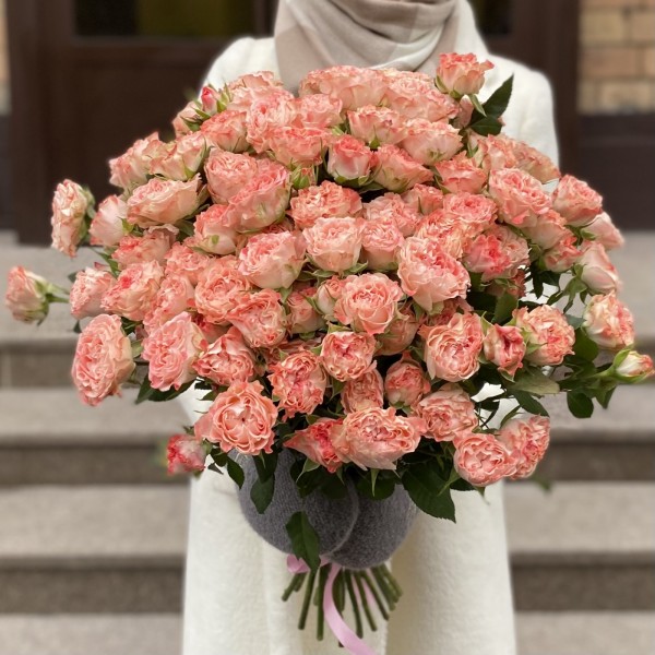 Кустовая пионовидная роза Фаир Флоу