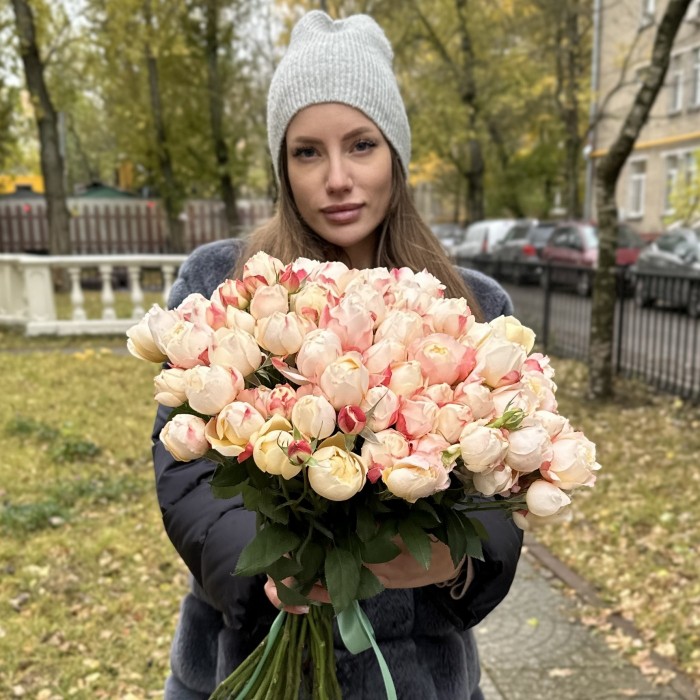 Кустовая пионовидная роза Принцесса Суки