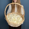 Лепестки в корзине белые 10 л