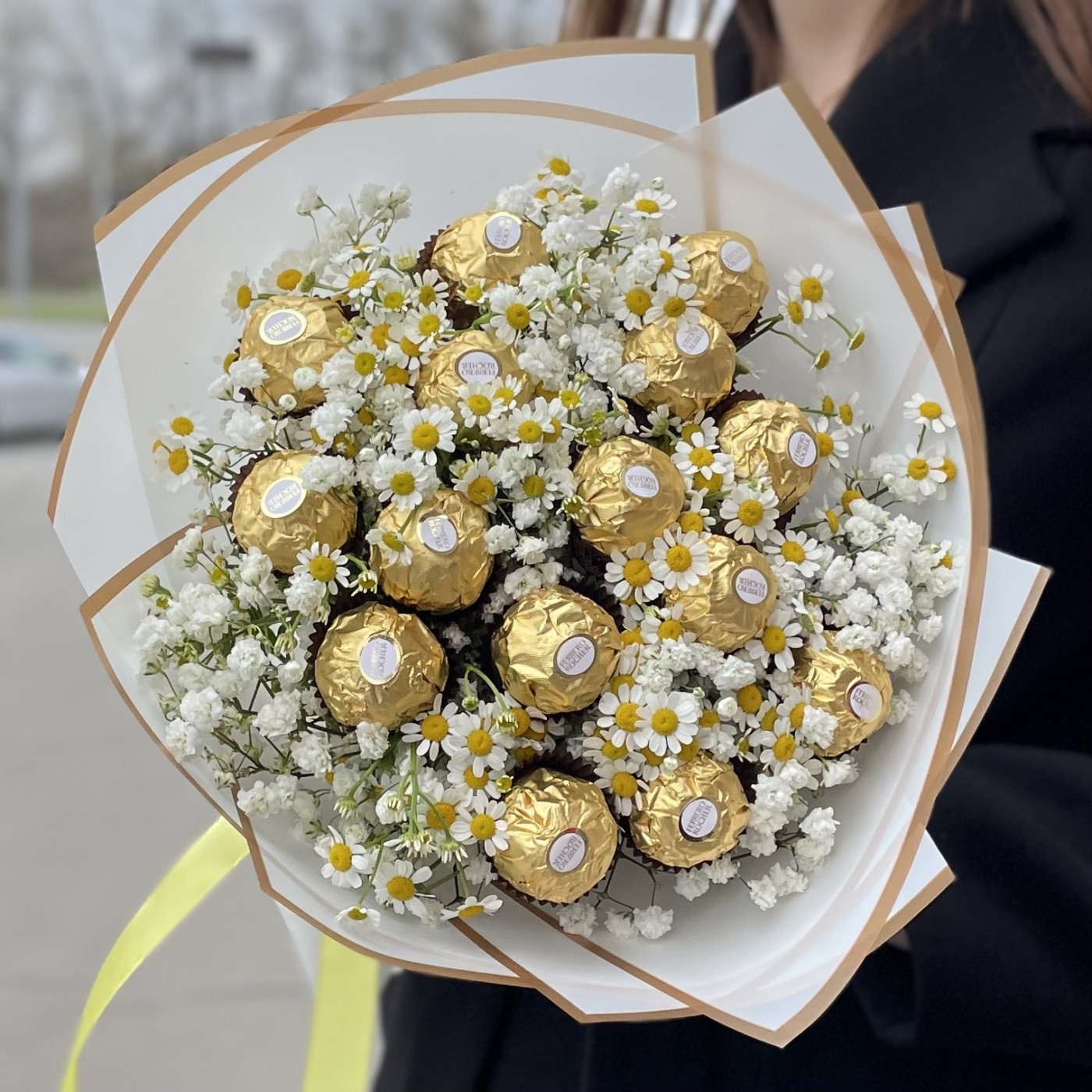 букеты из цветов и конфет