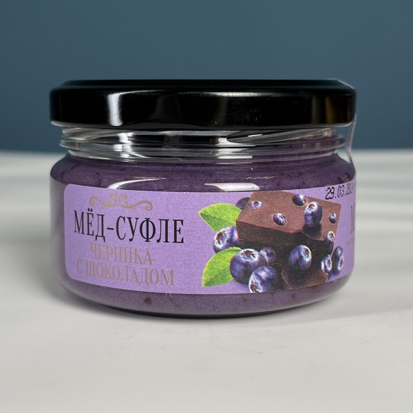 Медовое суфле черника с шоколадом 100 мл