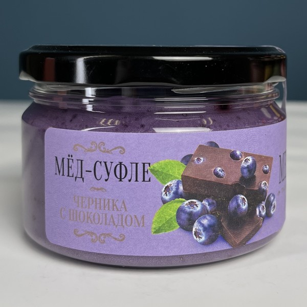 Медовое суфле черника с шоколадом 250 мл