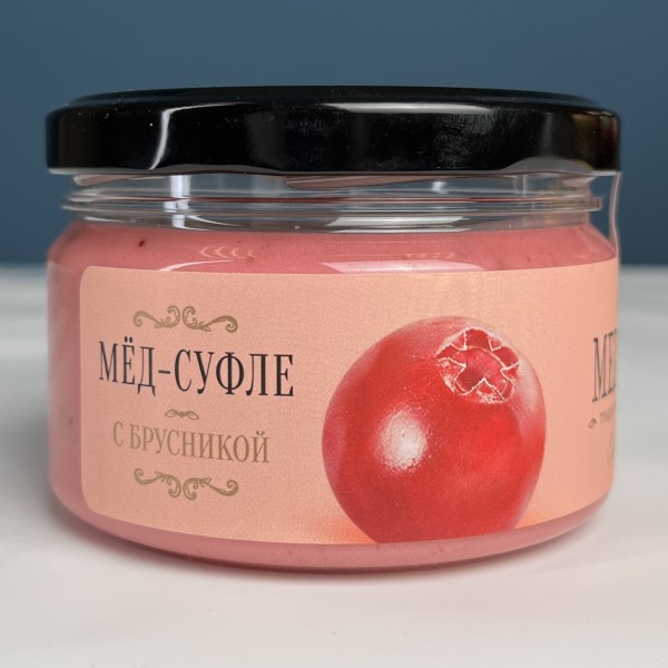 Медовое суфле с Брусникой 250 мл