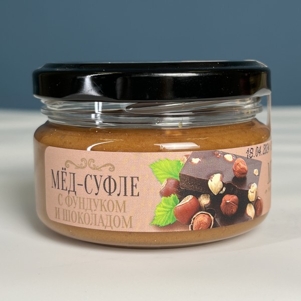 Медовое суфле с фундуком и шоколадом 100 мл