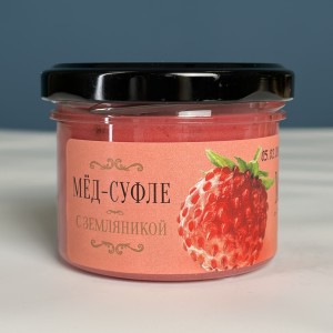 Медовое суфле с клубникой 125 мл