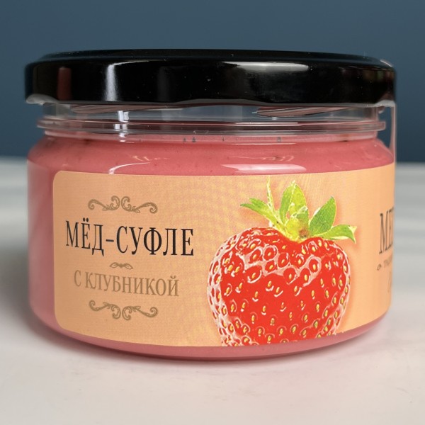 Медовое суфле с клубникой 250 мл