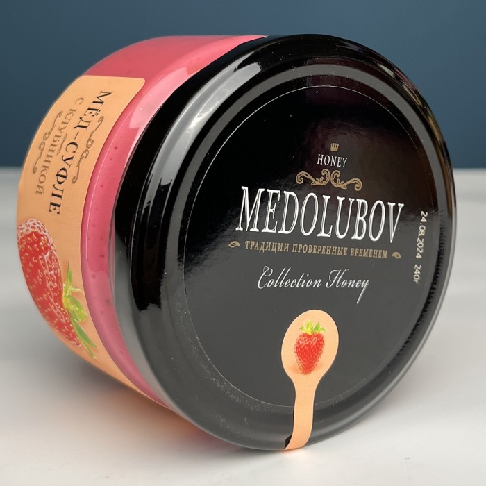 Медовое суфле с клубникой 250 мл