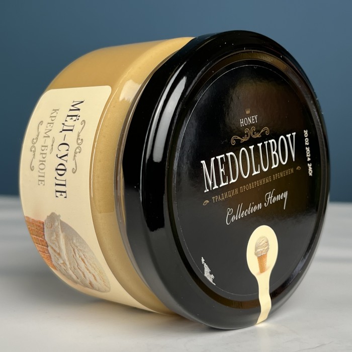 Медовое суфле с крем - брюле 250 мл