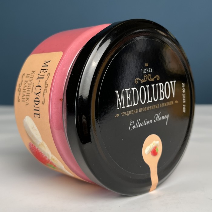 Медовое суфле Клубника и банан 250 мл