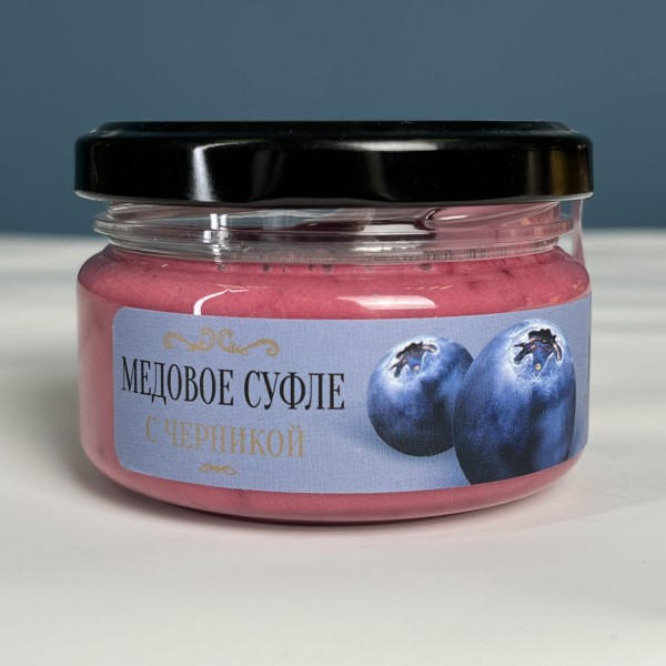 Медовое суфле с черникой 100 мл